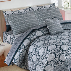7 Pcs Comforter Set King Size Design KCC 55