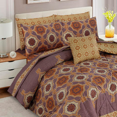 7 Pcs Comforter Set King Size Design KCC 48